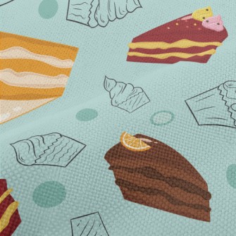 Strawberry Chocolate Cake Performance Linen