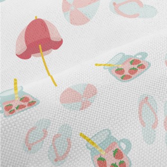 Beach Ball Umbrella Juice Performance Linen