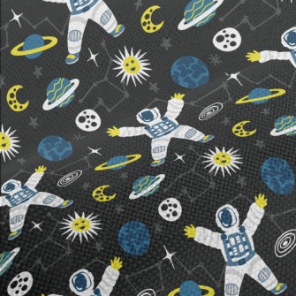 Space Planet Astronaut Performance Linen