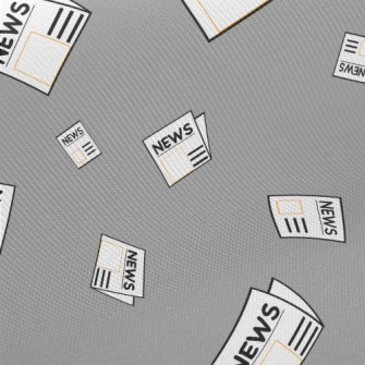 Newspapers Flying Everywhere Twill