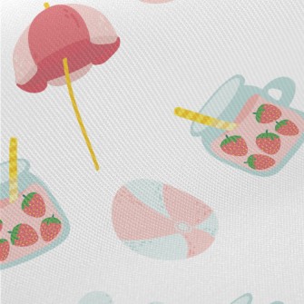 Beach Ball Umbrella Juice Twill