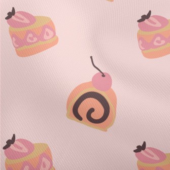 Cherry Roll Strawberry Cake Dobby