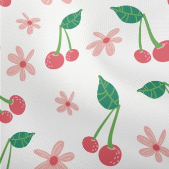 Cute Cherry Flowers Dobby