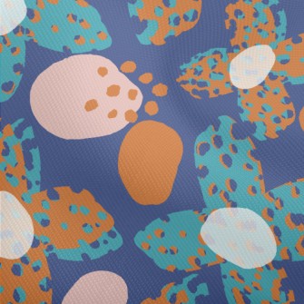 Abstract Dots Flowers Dobby