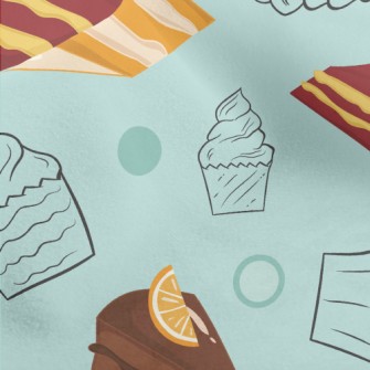 Strawberry Chocolate Cake Micro Fleece