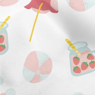 Beach Ball Umbrella Juice Micro Fleece