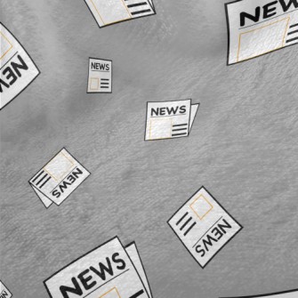 Newspapers Flying Everywhere Minky