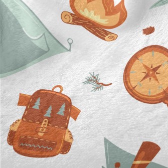 Camping Tent Fire Minky