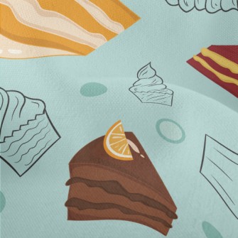 Strawberry Chocolate Cake Lightweight Performance Linen