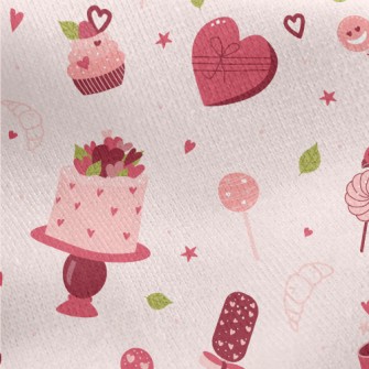 Strawberry Shortcake Ice Cream Jersey Backed Fleece