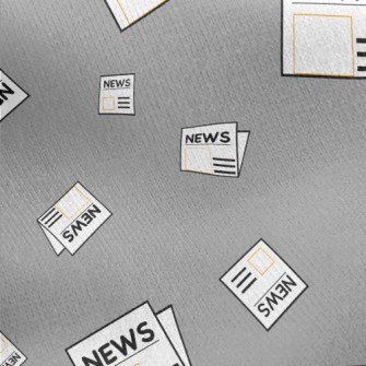 Newspapers Flying Everywhere Jersey Backed Fleece