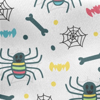 Colorful Spider Bat Jersey Backed Fleece