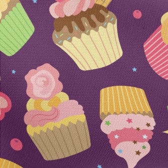 Creative Colorful Cup Cakes Pongee