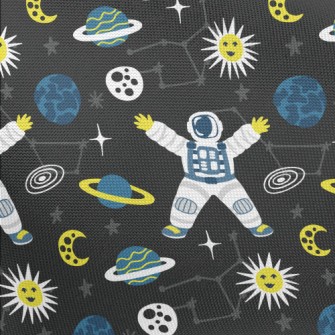 Space Planet Astronaut Pongee
