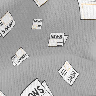 Newspapers Flying Everywhere Stretch Jersey