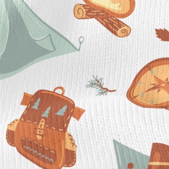 Camping Tent Fire Stretch Jersey