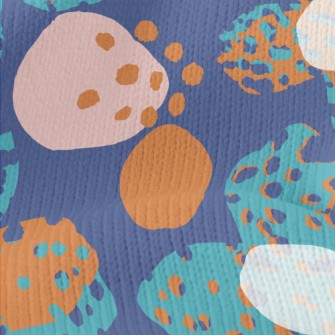 Abstract Dots Flowers Stretch Jersey