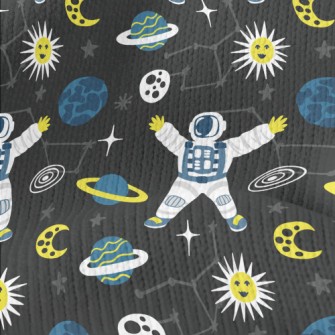 Space Planet Astronaut Stretch Jersey