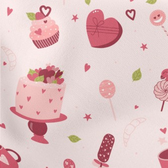 Strawberry Shortcake Ice Cream Lightweight Cotton Poplin