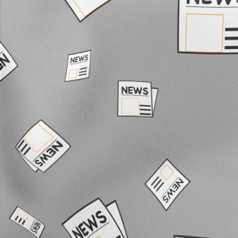 Newspapers Flying Everywhere Lightweight Cotton Poplin