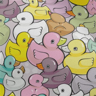 Dense Colorful Ducklings Chiffon