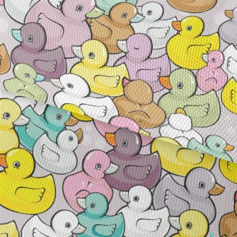Dense Colorful Ducklings Waterproof Oxford