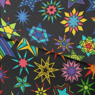 Various Star Designs Waterproof Oxford
