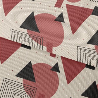 Triangle Square Geometry Waterproof Oxford