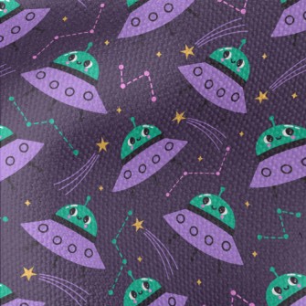 Cute Eyes UFO Waterproof Canvas