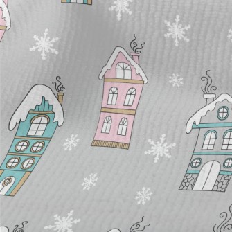 English Cottage In The Snow Terry