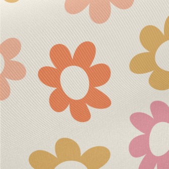 Colorful Sunflowers Twill