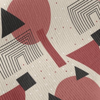 Triangle Square Geometry Standard Corduroy