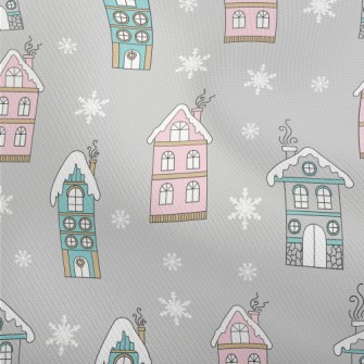 English Cottage In The Snow Dobby