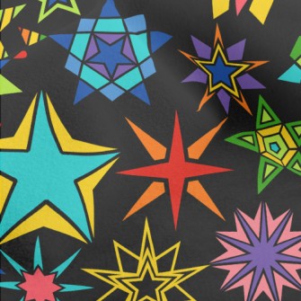 Various Star Designs Micro Fleece