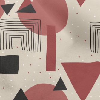 Triangle Square Geometry Micro Fleece
