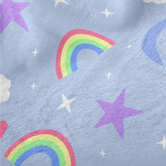 Shining Stars Moon Clouds Minky