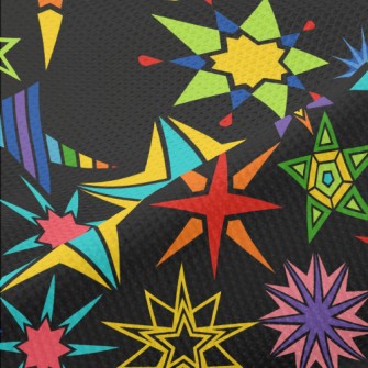 Various Star Designs Piqué