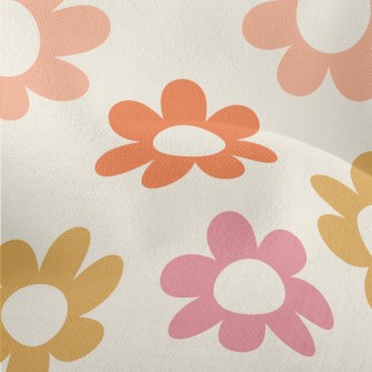 Colorful Sunflowers Lightweight Performance Linen