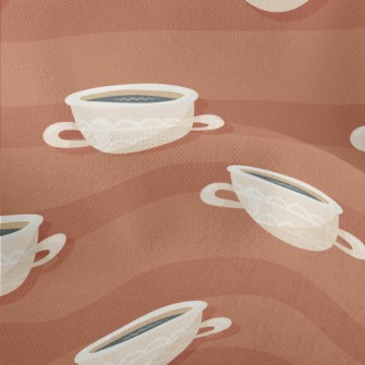 Warm And Delicious Coffee Lightweight Performance Linen