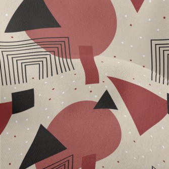 Triangle Square Geometry Lightweight Performance Linen