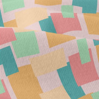 Square Color Block Geometric F Modern Jersey