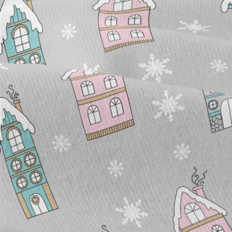 English Cottage In The Snow Modern Jersey