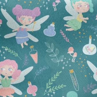 Pretty Fairy Jersey Backed Fleece