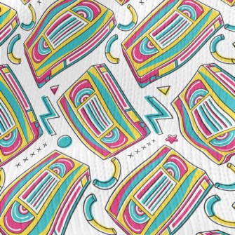 Rainbow Videotape Stretch Jersey