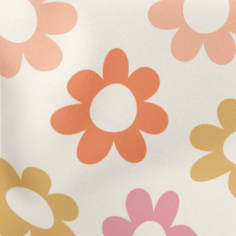 Colorful Sunflowers Lightweight Cotton Poplin