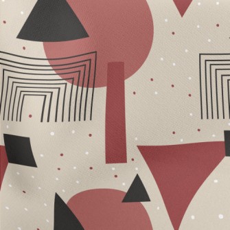 Triangle Square Geometry Lightweight Cotton Poplin