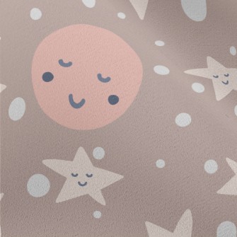 Smiling Star Graffiti Chiffon