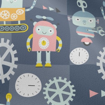 Cute Robot Chiffon