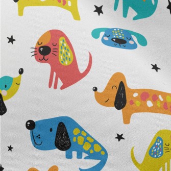 Funny Pattern Puppy Chiffon