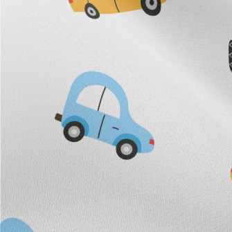 Colorful Car Graffiti Chiffon